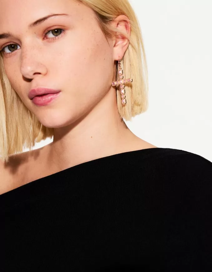 Cross earrings