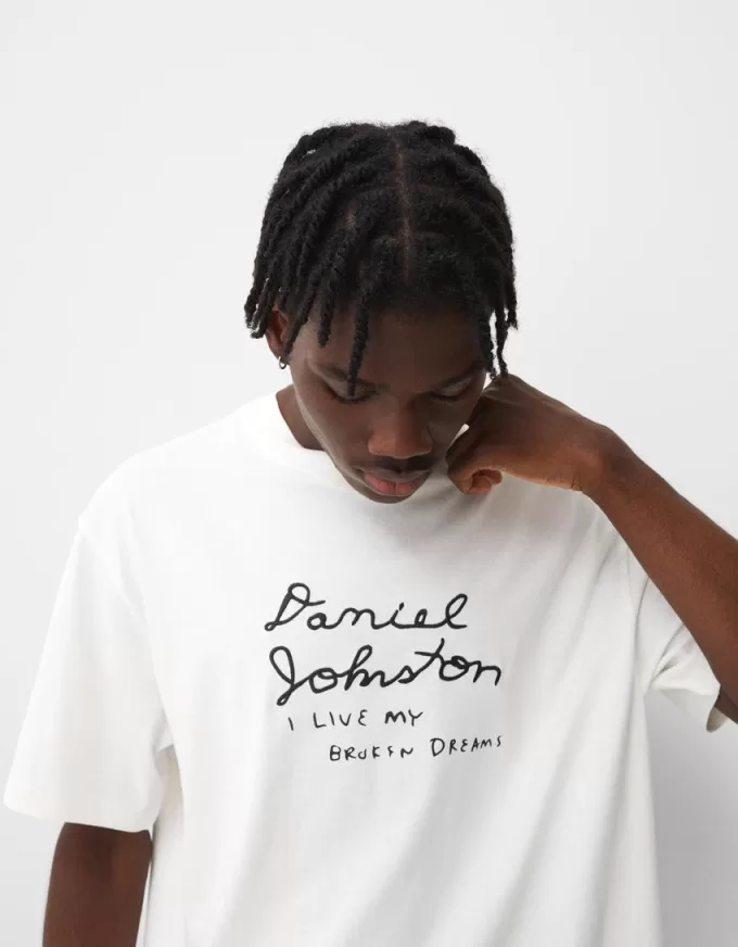 Daniel Johnston print short sleeve T-shirt