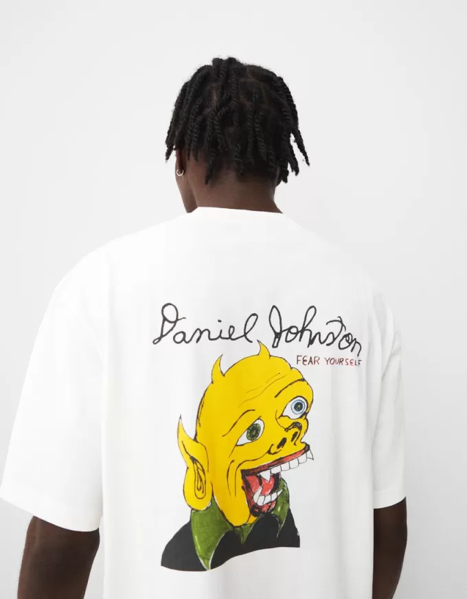 Daniel Johnston print short sleeve T-shirt