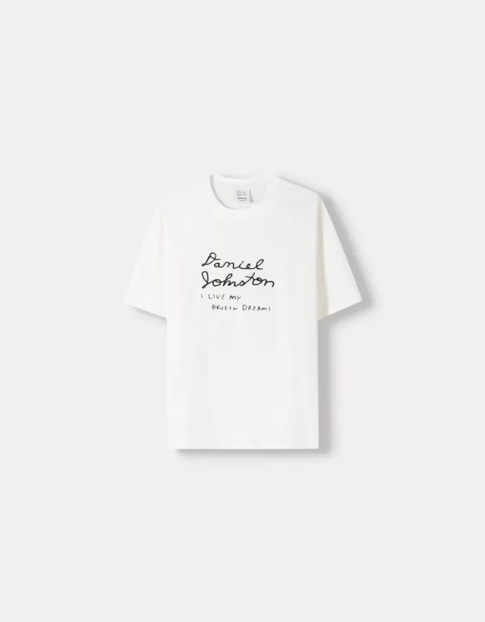Daniel Johnston print short sleeve T-shirt