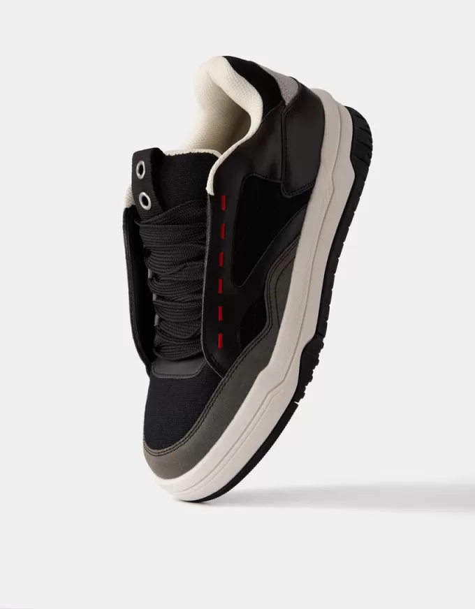 Deconstructed skater sneakers