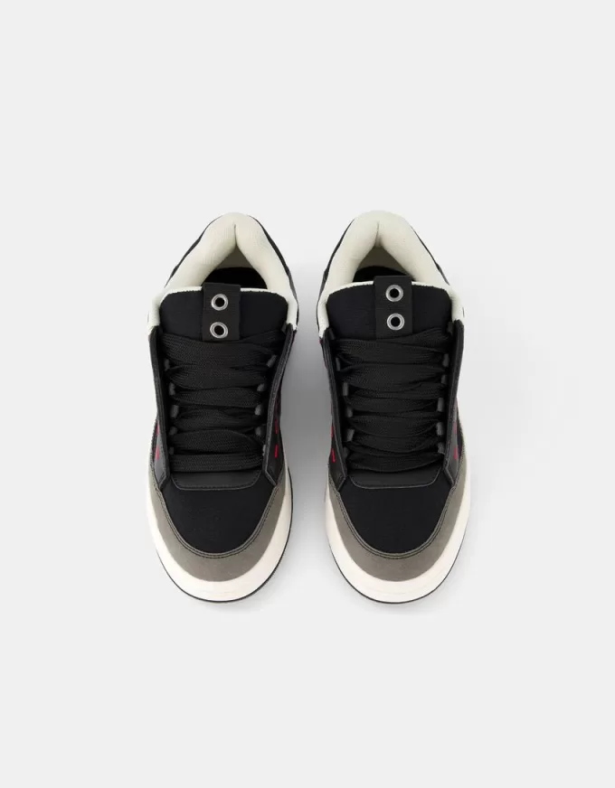 Deconstructed skater sneakers