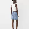 Denim Bermuda shorts