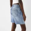 Denim Bermuda shorts