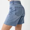 Denim Bermuda shorts