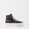 Denim high-top sneakers Denim high-top sneakers