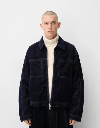 Denim jacket with pockets