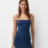 Denim mini dress
