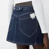 Denim mini skirt Denim mini skirt