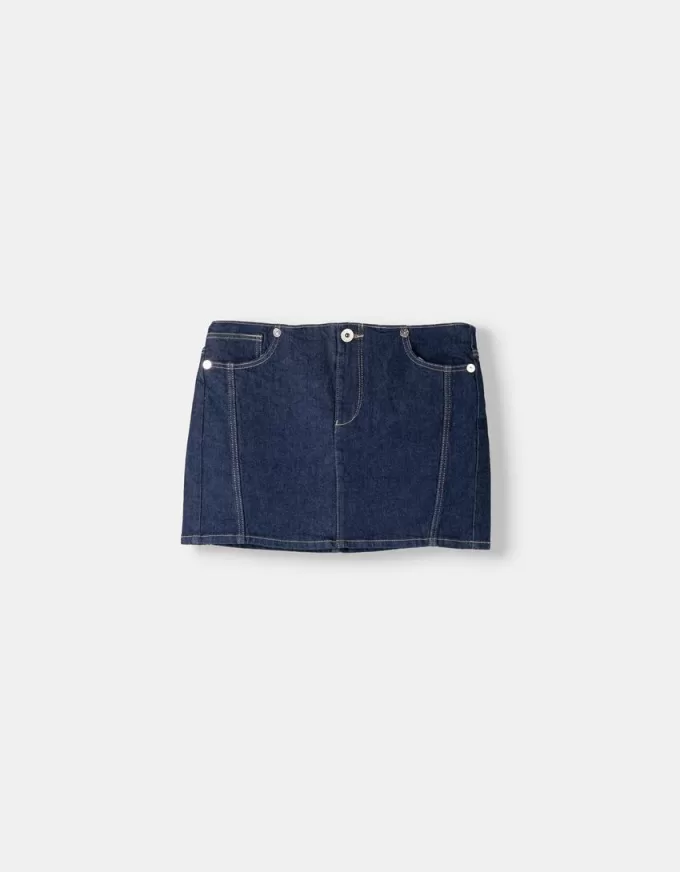 Denim mini skirt Denim mini skirt