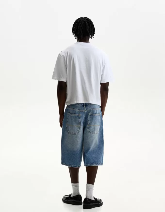 Denim skater Bermuda shorts Denim skater Bermuda shorts
