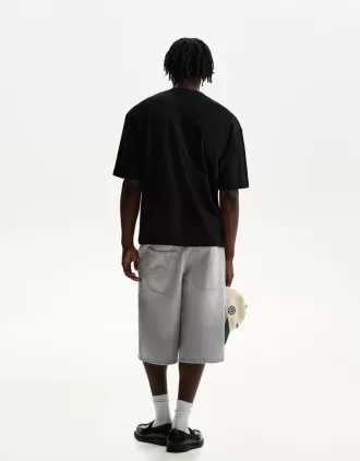 Denim skater Bermuda shorts