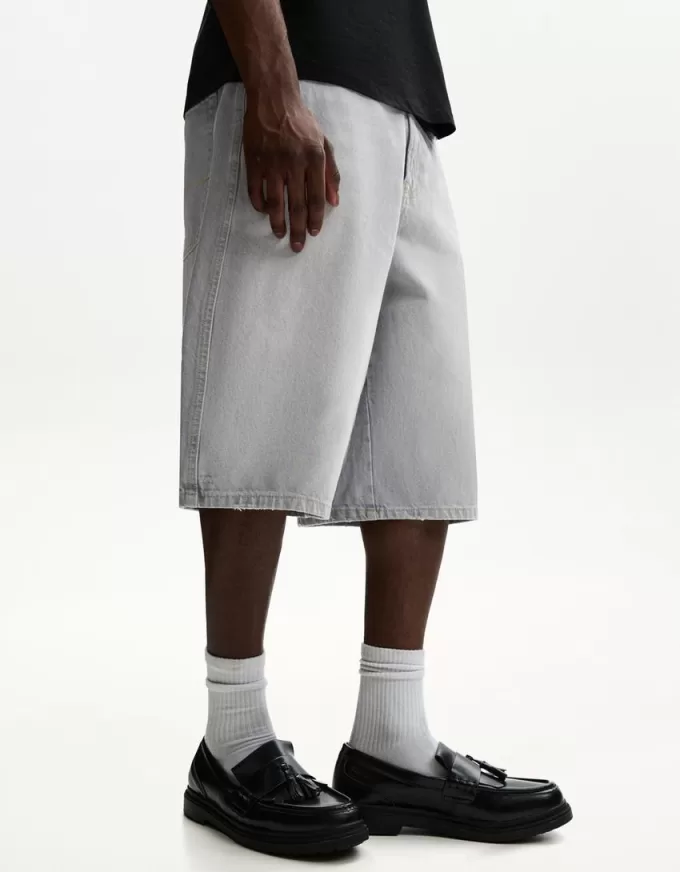 Denim skater Bermuda shorts