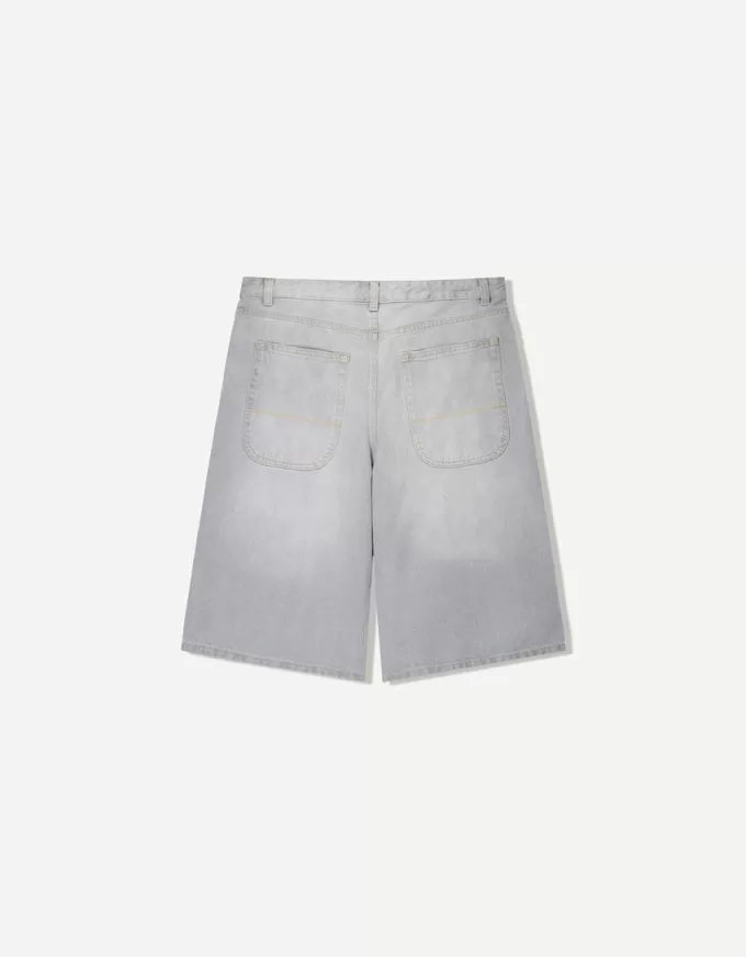 Denim skater Bermuda shorts