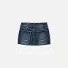 Denim skort