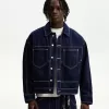 Denim trucker jacket