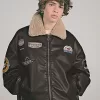 Double-sided jacket with patches