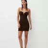 Draped mini dress Draped mini dress