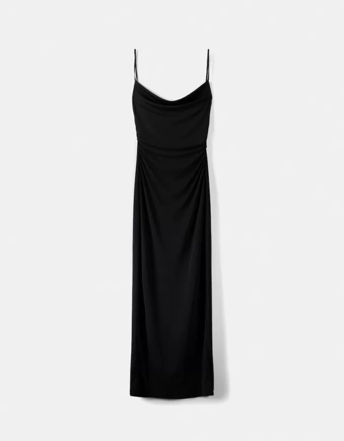 Draped strappy long dress Draped strappy long dress