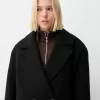 Drop shoulder coat