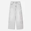 Embroidered baggy jeans Embroidered baggy jeans