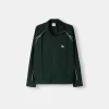 Embroidered interlock jacket