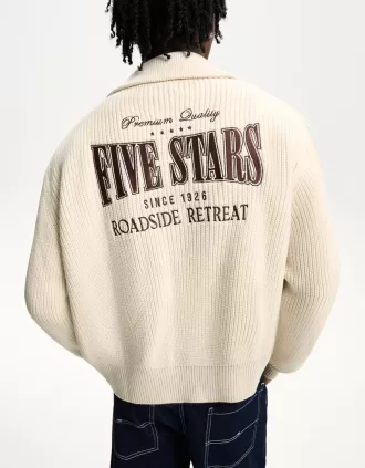 Embroidered textured jacket