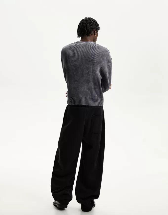 Faded boxy-fit sweater