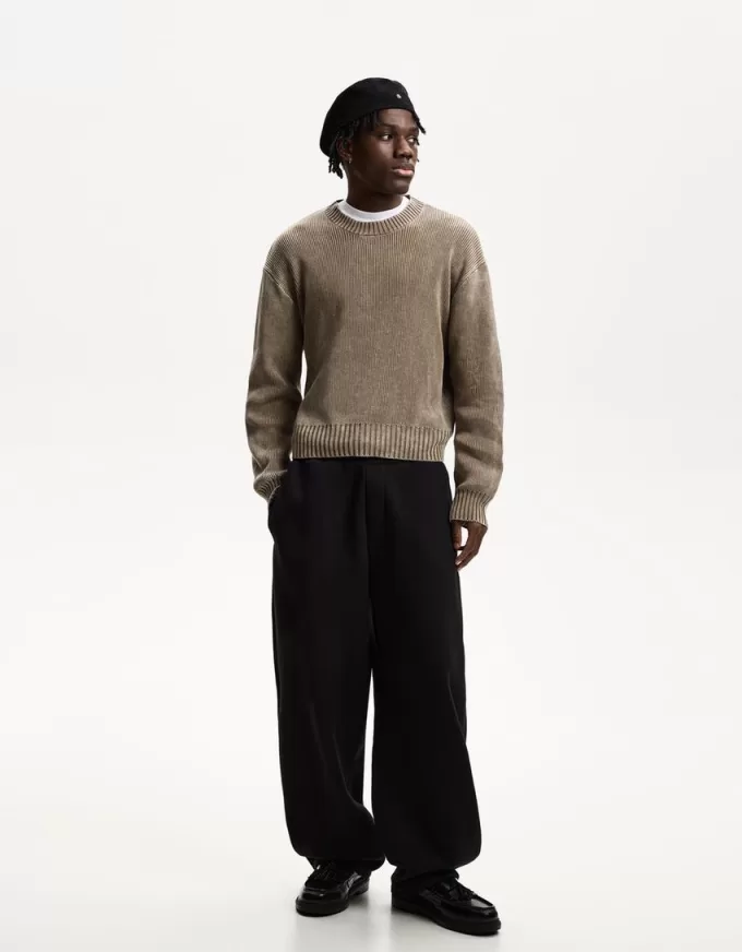 Faded boxy-fit sweater Faded boxy-fit sweater