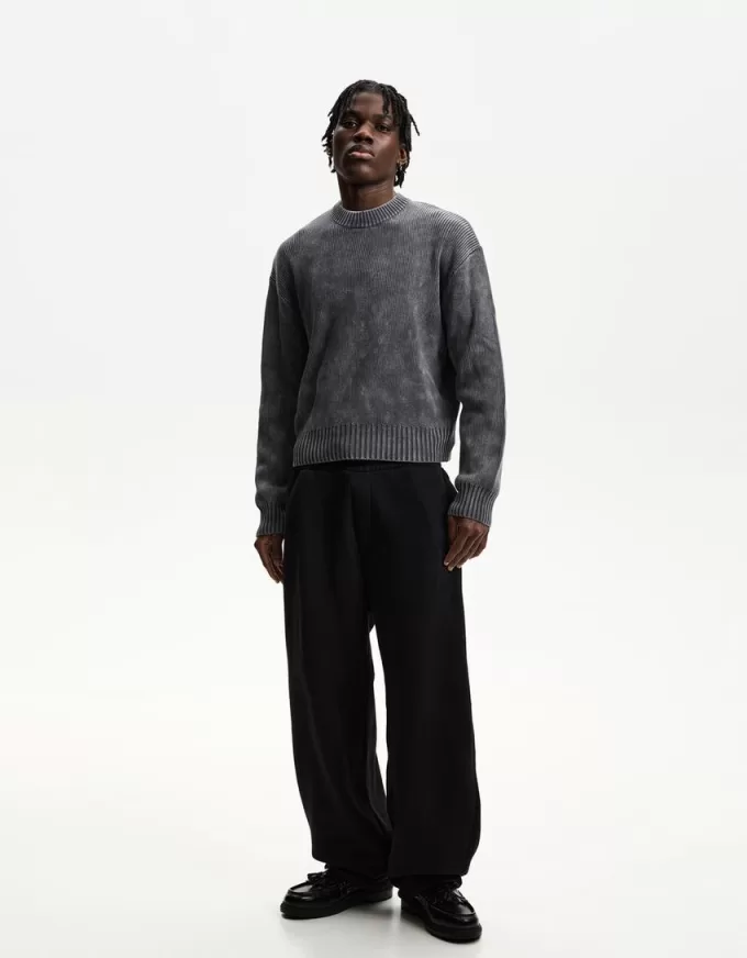 Faded boxy-fit sweater