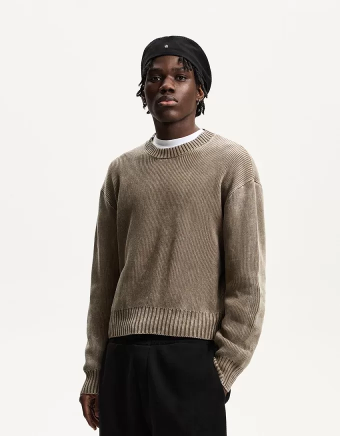 Faded boxy-fit sweater Faded boxy-fit sweater