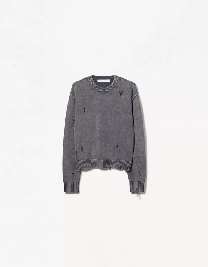 Faded ripped sweater Faded ripped sweater