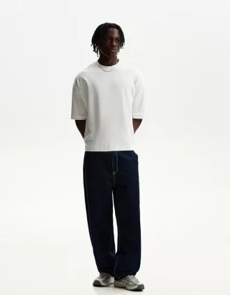 Faded skater-fit jeans