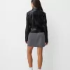 Faux leather jacket