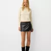 Faux leather mini skirt Faux leather mini skirt