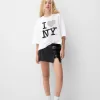 Faux leather mini skirt Faux leather mini skirt