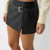 Faux leather mini skirt Faux leather mini skirt
