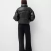 Faux leather puffer jacket Faux leather puffer jacket