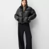 Faux leather puffer jacket Faux leather puffer jacket