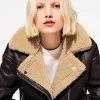 Faux shearling biker jacket Faux shearling biker jacket
