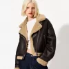 Faux shearling biker jacket Faux shearling biker jacket
