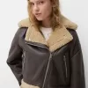 Faux shearling biker jacket Faux shearling biker jacket