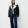 Faux shearling biker jacket Faux shearling biker jacket