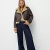 Faux shearling biker jacket Faux shearling biker jacket