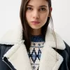 Faux shearling biker jacket Faux shearling biker jacket