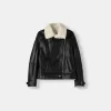Faux shearling biker jacket Faux shearling biker jacket