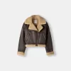 Faux shearling biker jacket Faux shearling biker jacket