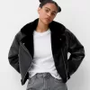 Faux shearling biker jacket Faux shearling biker jacket