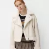 Faux shearling biker jacket Faux shearling biker jacket