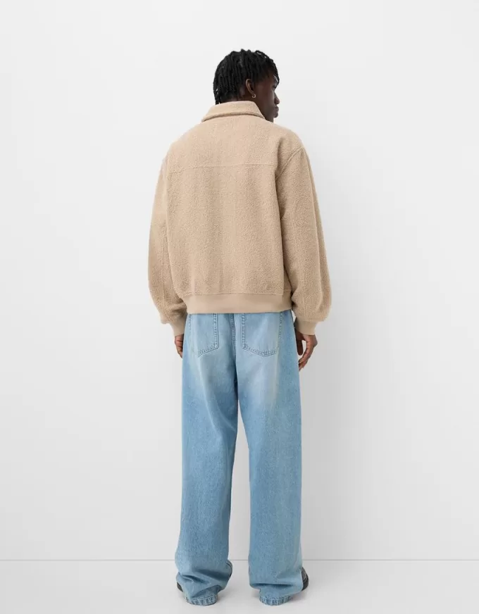 Faux shearling jacket